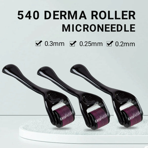 Micro Needling 540 Roller Derma Roller Professional Titanium Dermaroller 0.5mm
